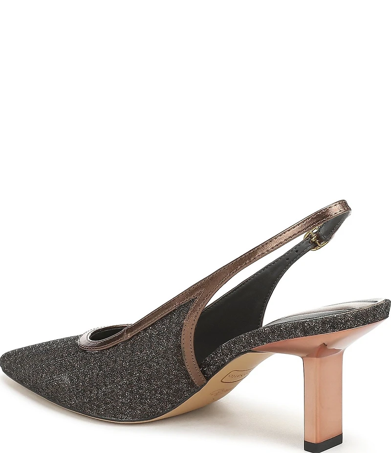Franco Sarto Jurina3 Textured Glitter Slingback Pumps