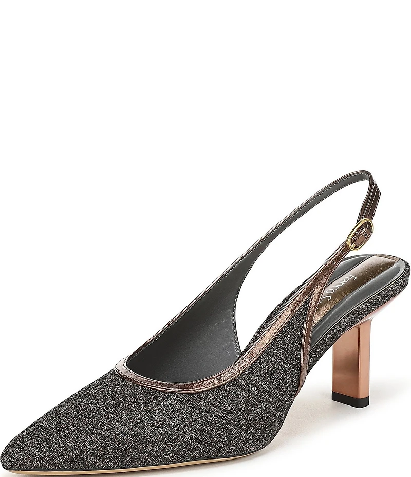 Franco Sarto Jurina3 Textured Glitter Slingback Pumps