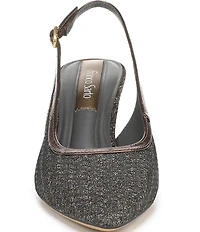 Franco Sarto Jurina3 Textured Glitter Slingback Pumps