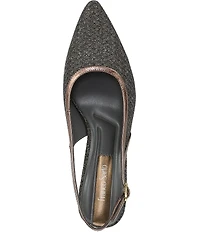 Franco Sarto Jurina3 Textured Glitter Slingback Pumps