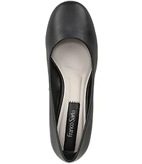 Franco Sarto Kamari Leather Round Toe Pumps