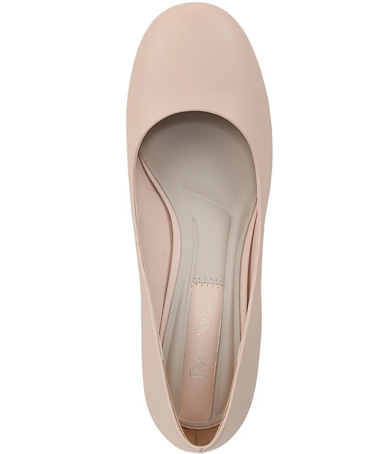 Franco Sarto Kamari Leather Round Toe Pumps