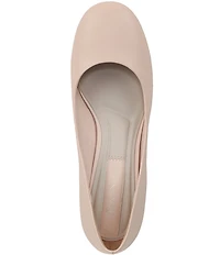 Franco Sarto Kamari Leather Round Toe Pumps