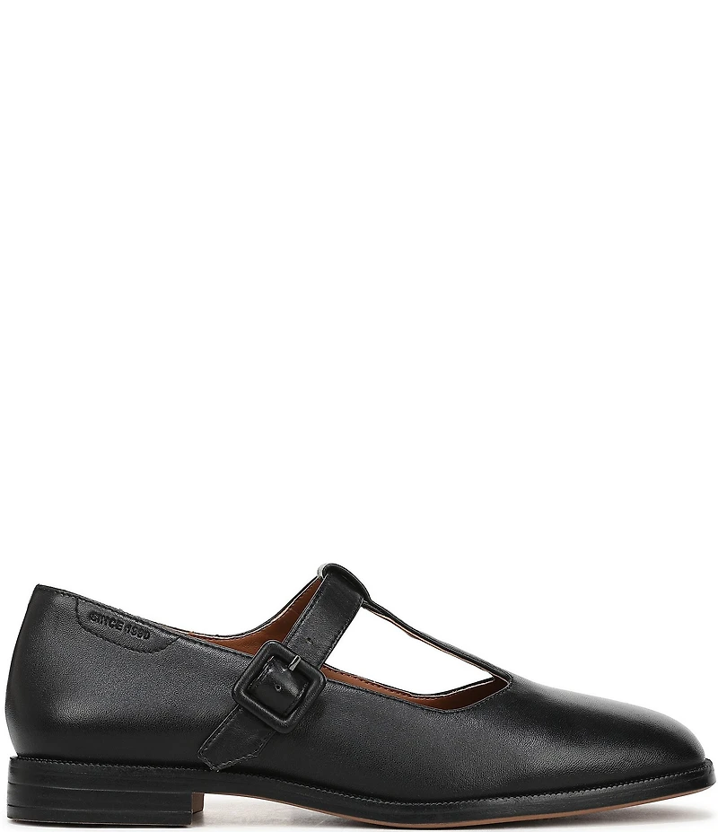 Franco Sarto Kenley Leather T-Strap Flats