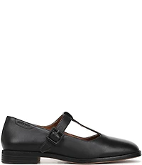 Franco Sarto Kenley Leather T-Strap Flats