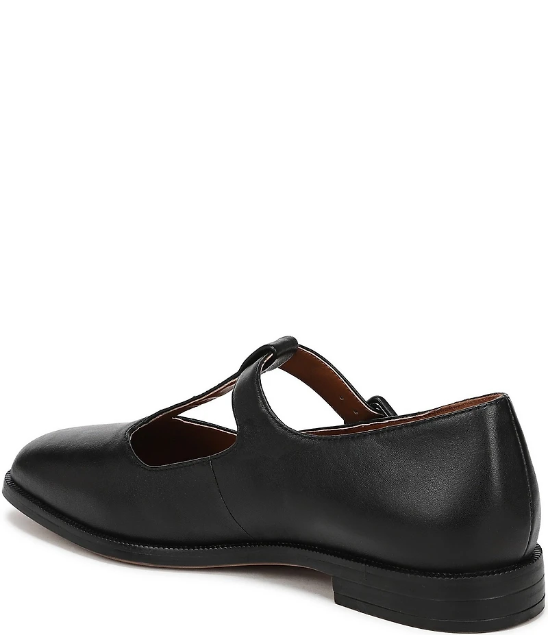 Franco Sarto Kenley Leather T-Strap Flats