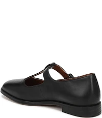 Franco Sarto Kenley Leather T-Strap Flats