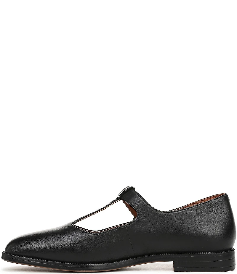 Franco Sarto Kenley Leather T-Strap Flats