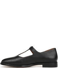 Franco Sarto Kenley Leather T-Strap Flats