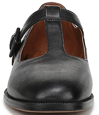 Franco Sarto Kenley Leather T-Strap Flats
