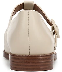 Franco Sarto Kenley Leather T-Strap Flats