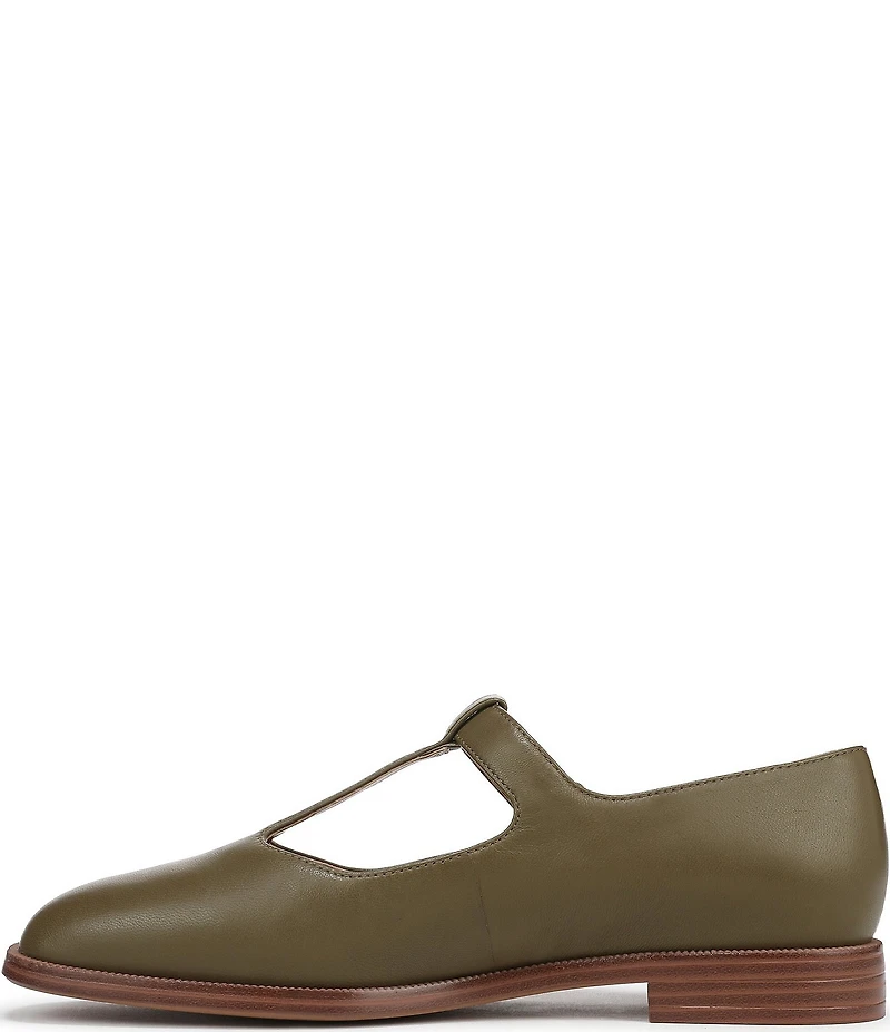 Franco Sarto Kenley Leather T-Strap Flats