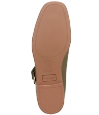 Franco Sarto Kenley Leather T-Strap Flats