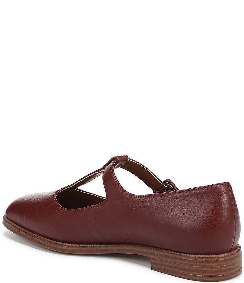 Franco Sarto Kenley Leather T-Strap Flats