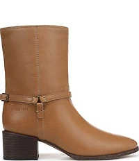 Franco Sarto Kian Leather Harness Hardware Booties