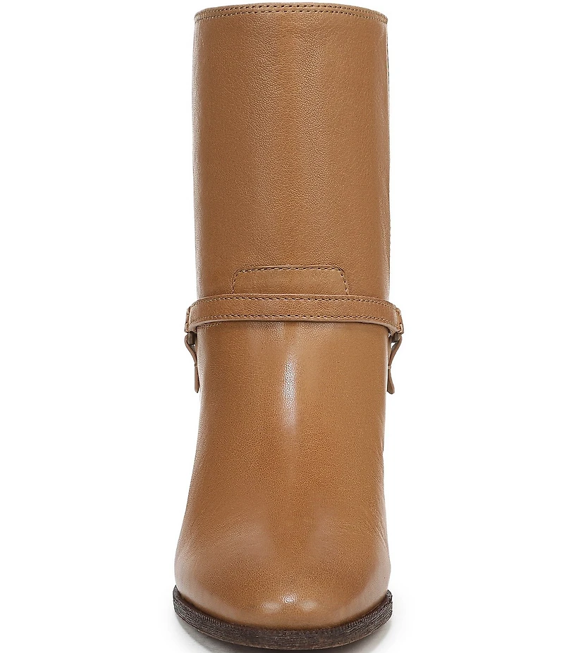 Franco Sarto Kian Leather Harness Hardware Booties