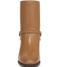 Franco Sarto Kian Leather Harness Hardware Booties