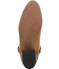 Franco Sarto Kian Leather Harness Hardware Booties