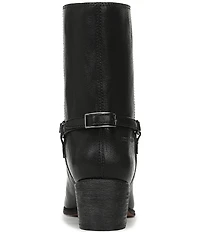 Franco Sarto Kian Leather Harness Hardware Booties