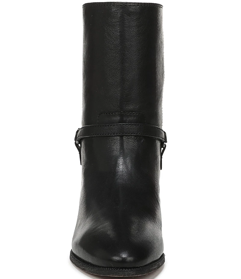 Franco Sarto Kian Leather Harness Hardware Booties