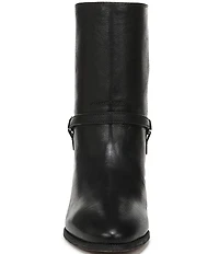 Franco Sarto Kian Leather Harness Hardware Booties