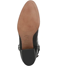 Franco Sarto Kian Leather Harness Hardware Booties