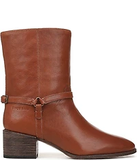 Franco Sarto Kian Leather Harness Hardware Booties