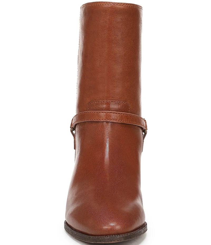 Franco Sarto Kian Leather Harness Hardware Booties