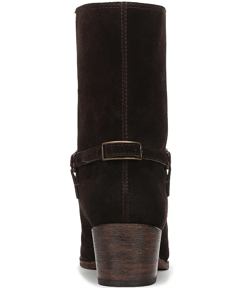 Franco Sarto Kian Suede Harness Hardware Booties