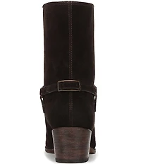 Franco Sarto Kian Suede Harness Hardware Booties