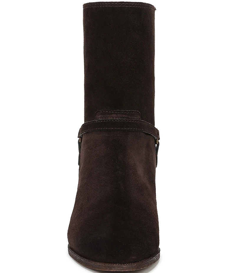 Franco Sarto Kian Suede Harness Hardware Booties