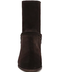 Franco Sarto Kian Suede Harness Hardware Booties
