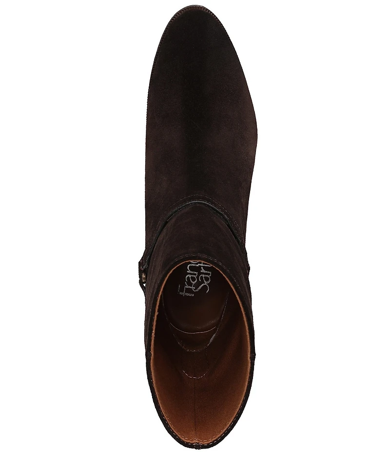 Franco Sarto Kian Suede Harness Hardware Booties
