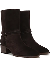 Franco Sarto Kian Suede Harness Hardware Booties