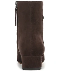 Franco Sarto Luella Suede Block Heel Booties