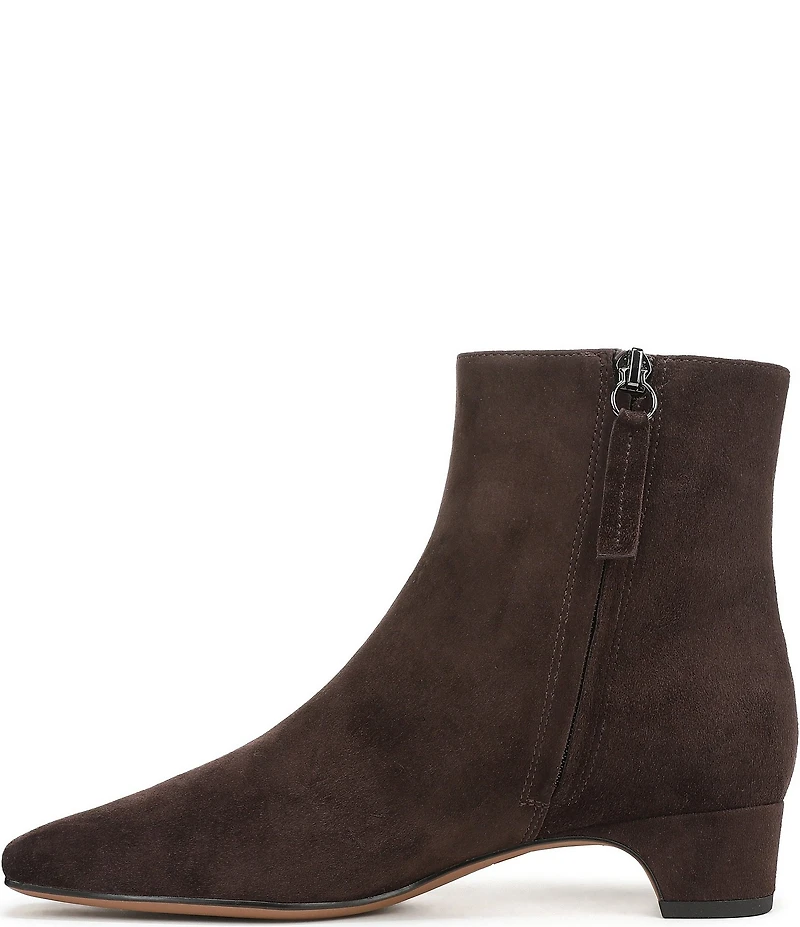Franco Sarto Luella Suede Block Heel Booties