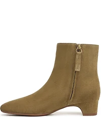 Franco Sarto Luella Suede Block Heel Booties