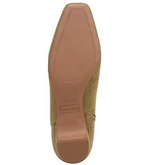 Franco Sarto Luella Suede Block Heel Booties