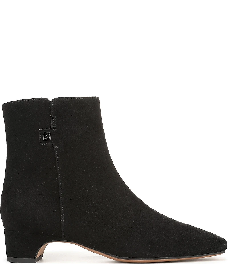 Franco Sarto Luella Suede Block Heel Booties