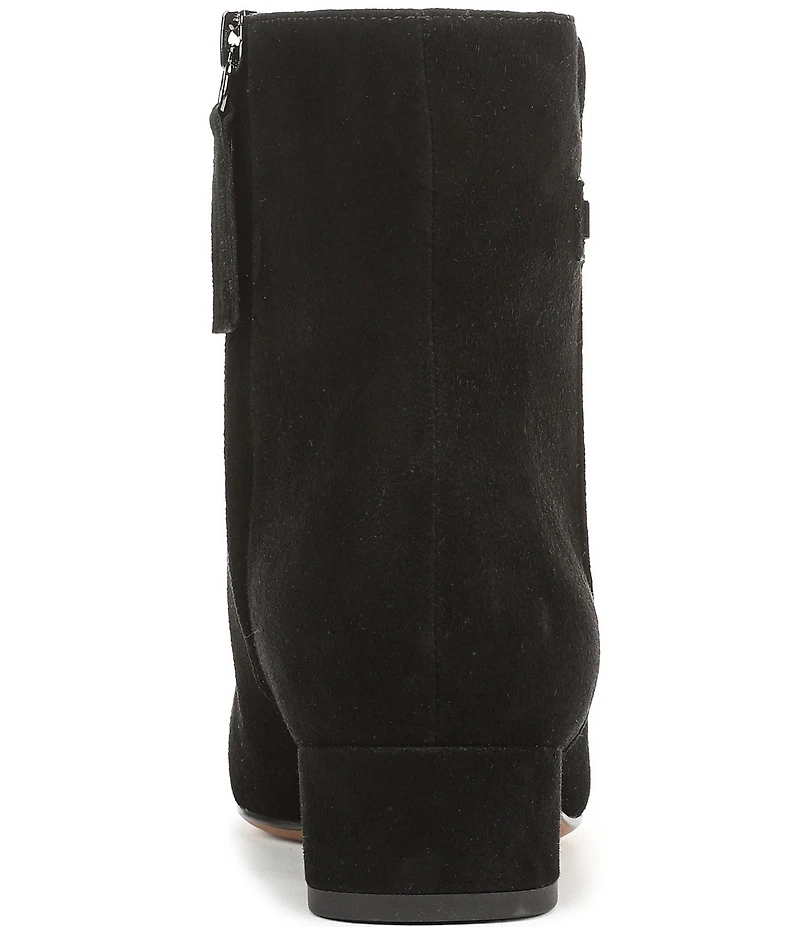 Franco Sarto Luella Suede Block Heel Booties