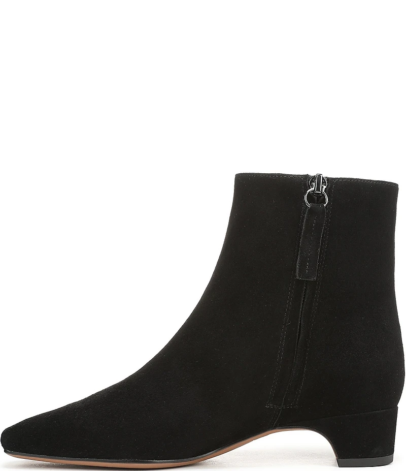 Franco Sarto Luella Suede Block Heel Booties