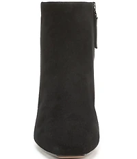 Franco Sarto Luella Suede Block Heel Booties