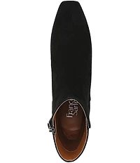 Franco Sarto Luella Suede Block Heel Booties