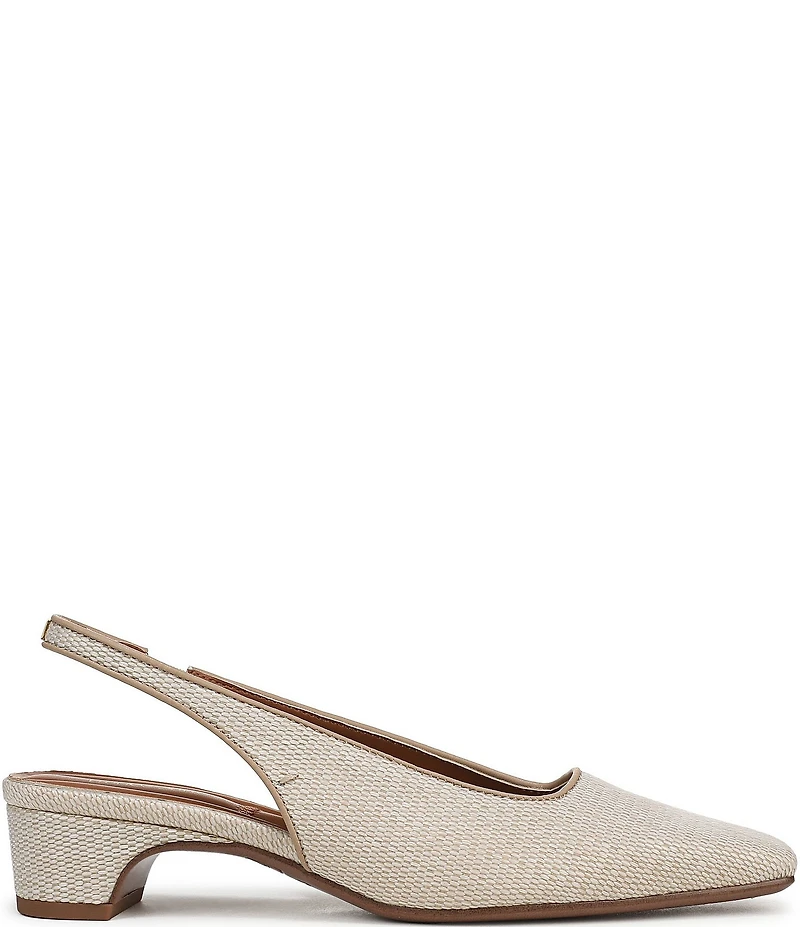 Franco Sarto Lyanna 2 Woven Raffia Slingback Pumps