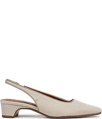 Franco Sarto Lyanna 2 Woven Raffia Slingback Pumps