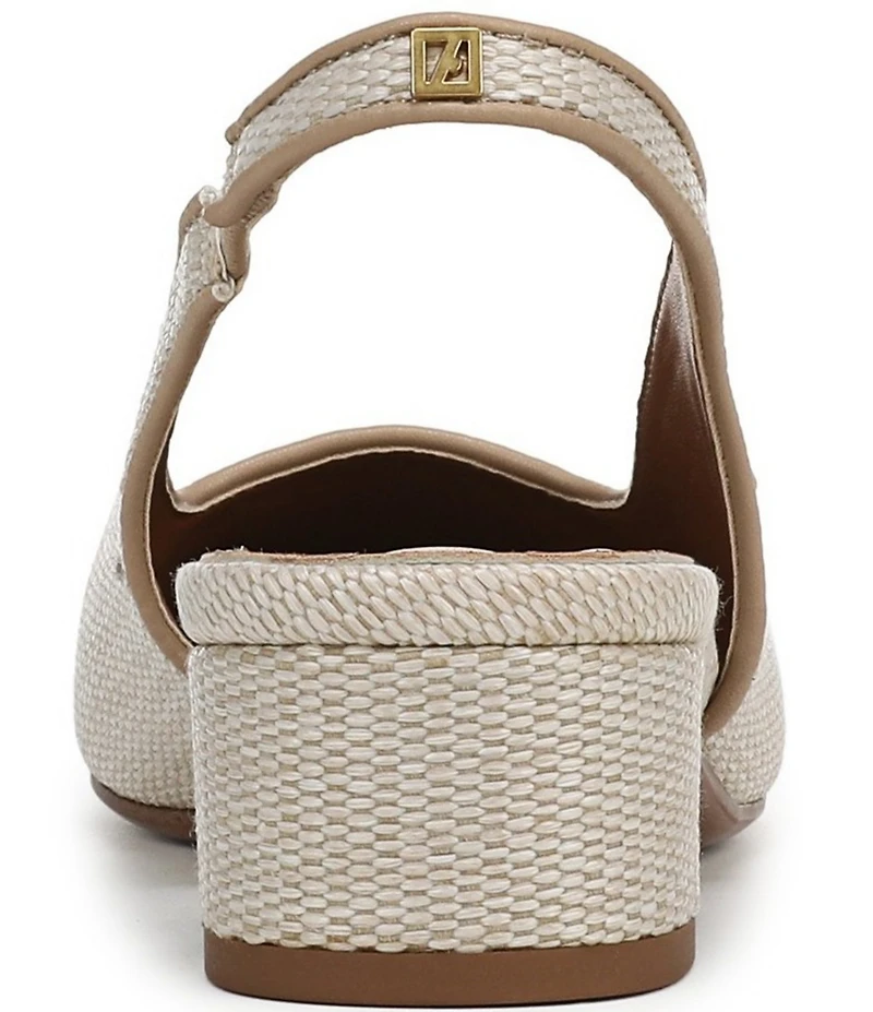 Franco Sarto Lyanna 2 Woven Raffia Slingback Pumps