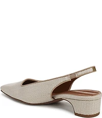 Franco Sarto Lyanna 2 Woven Raffia Slingback Pumps
