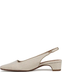 Franco Sarto Lyanna 2 Woven Raffia Slingback Pumps