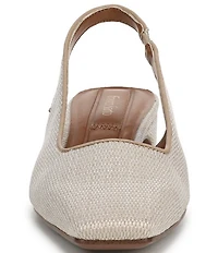 Franco Sarto Lyanna 2 Woven Raffia Slingback Pumps