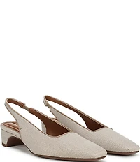 Franco Sarto Lyanna 2 Woven Raffia Slingback Pumps
